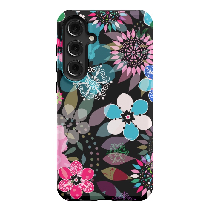 Galaxy S24 Plus StrongFit Seamless Patterns with Flowers XII by ArtsCase