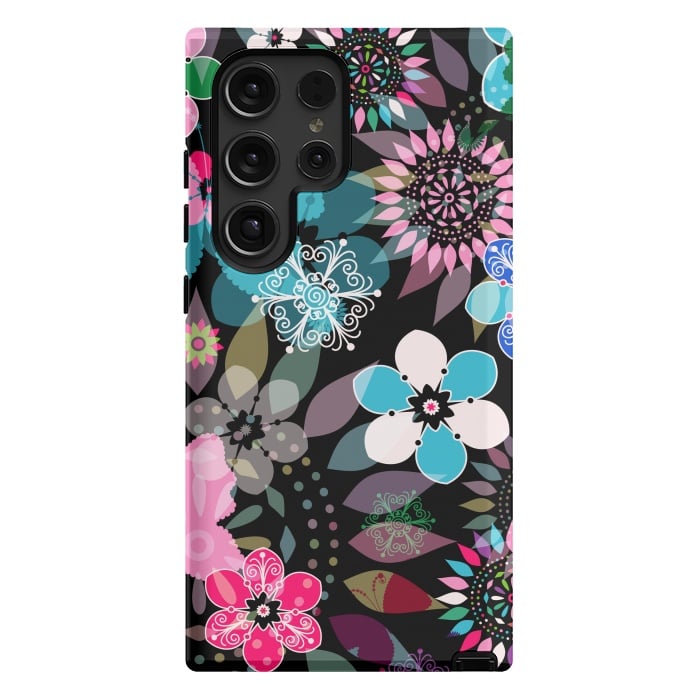 Galaxy S24 Ultra StrongFit Seamless Patterns with Flowers XII by ArtsCase