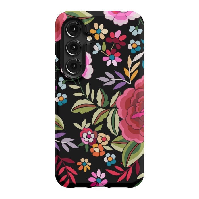 Galaxy S24 StrongFit Sweet Pink Flowers by ArtsCase