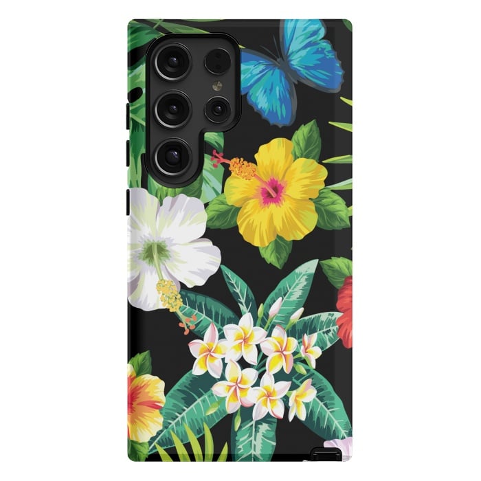 Galaxy S24 Ultra StrongFit Tropical Flowers 1 by ArtsCase