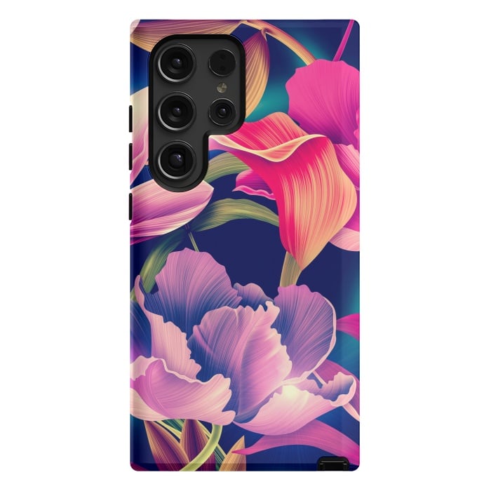 Galaxy S24 Ultra StrongFit Tropical Flowers XVII by ArtsCase