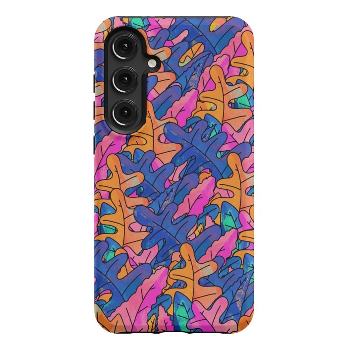 Galaxy S24 Plus StrongFit summer autumn leaves by Steve Wade (Swade)