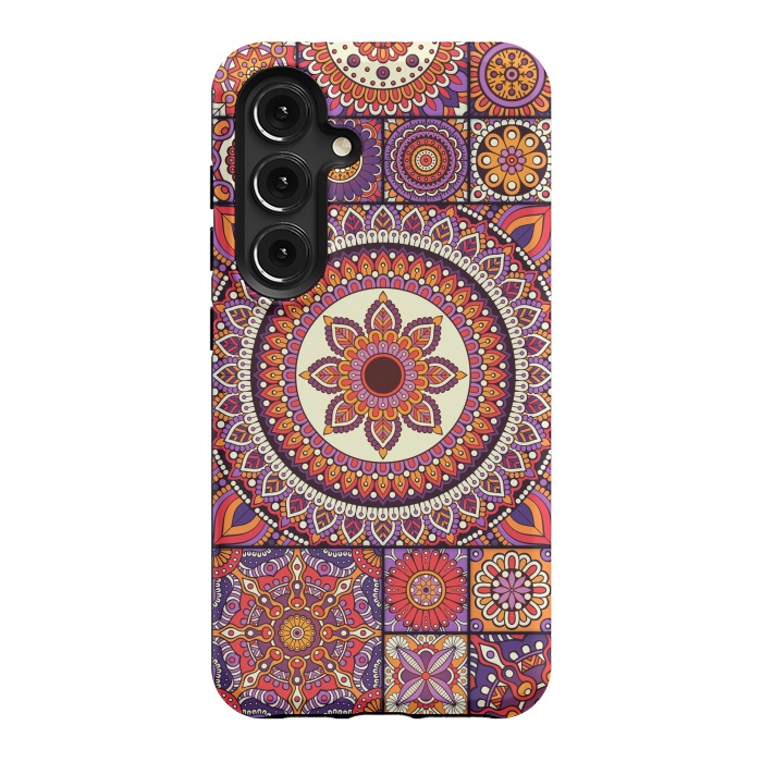 Galaxy S24 StrongFit Mandala Pattern Design with Period Decorative Elements by ArtsCase