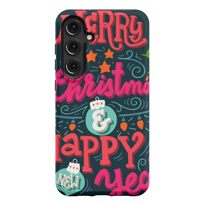 Galaxy S24 Plus StrongFit Merry Christmas and Happy New Year 1 by ArtsCase