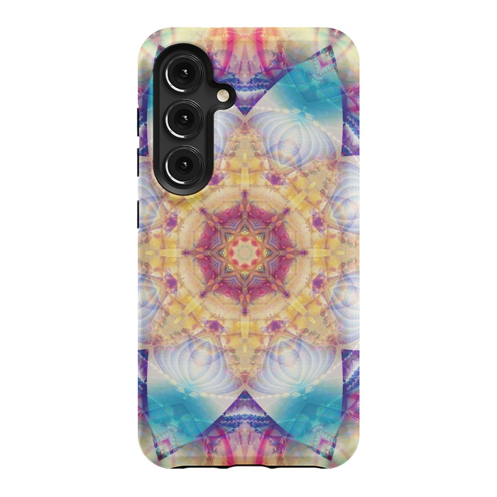 Galaxy S24 StrongFit multicolored Design Pattern by ArtsCase