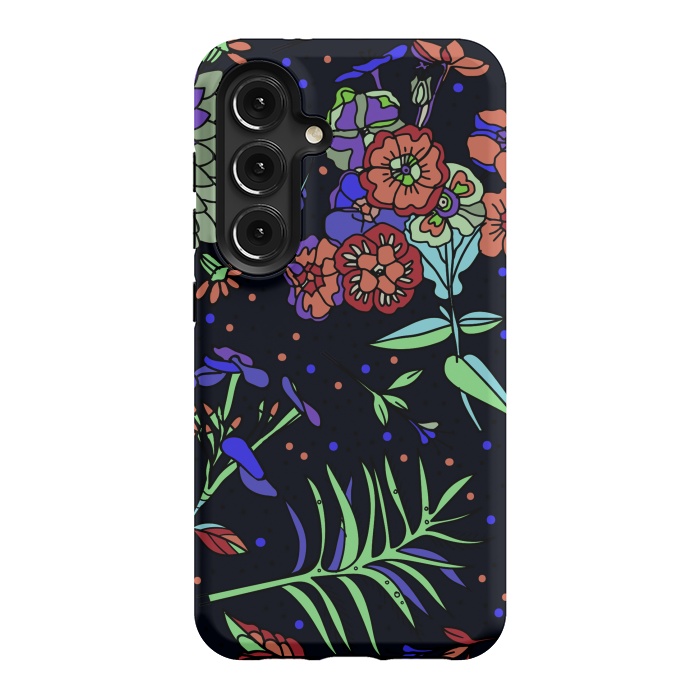 Galaxy S24 StrongFit Seamless Floral Pattern 333 by ArtsCase