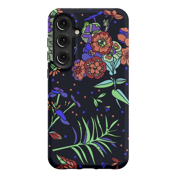 Galaxy S24 Plus StrongFit Seamless Floral Pattern 333 by ArtsCase