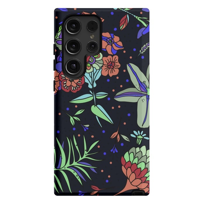 Galaxy S24 Ultra StrongFit Seamless Floral Pattern 333 by ArtsCase