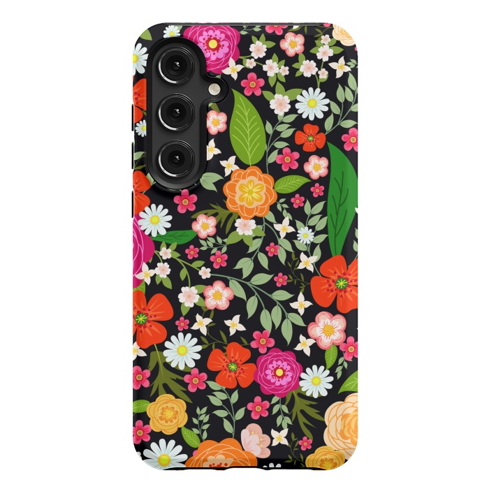 Galaxy S24 Plus StrongFit Summer Meadow Seamless Pattern by ArtsCase