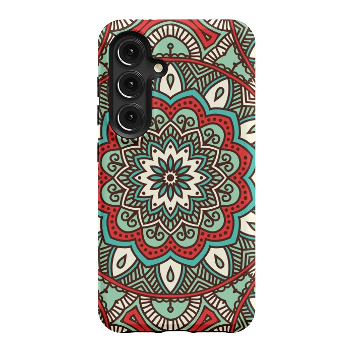Galaxy S24 StrongFit Vintage Decorative Elements  with Mandalas by ArtsCase
