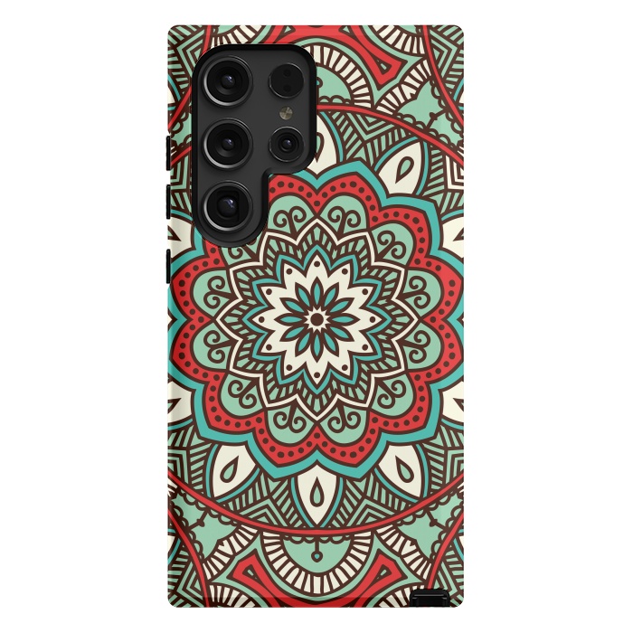 Galaxy S24 Ultra StrongFit Vintage Decorative Elements  with Mandalas by ArtsCase