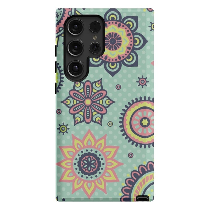 Galaxy S24 Ultra StrongFit Vintage Decorative Elements by ArtsCase