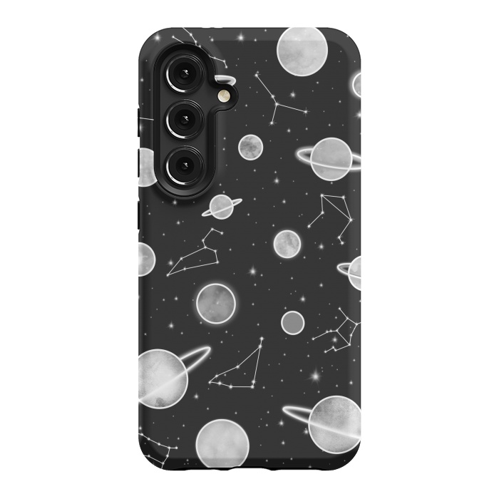 Galaxy S24 StrongFit Aesthetic black&white space by Jms