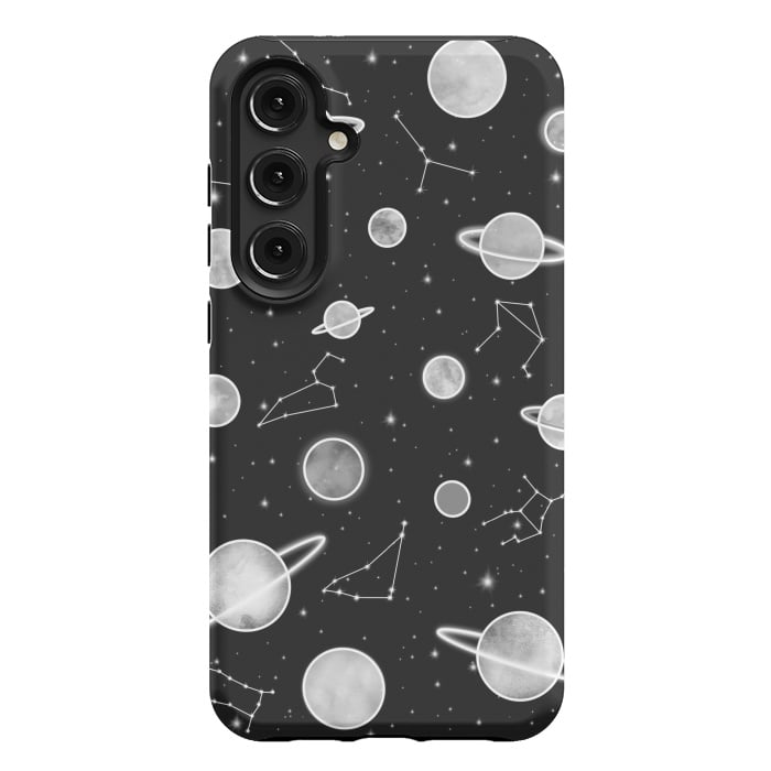 Galaxy S24 Plus StrongFit Aesthetic black&white space by Jms