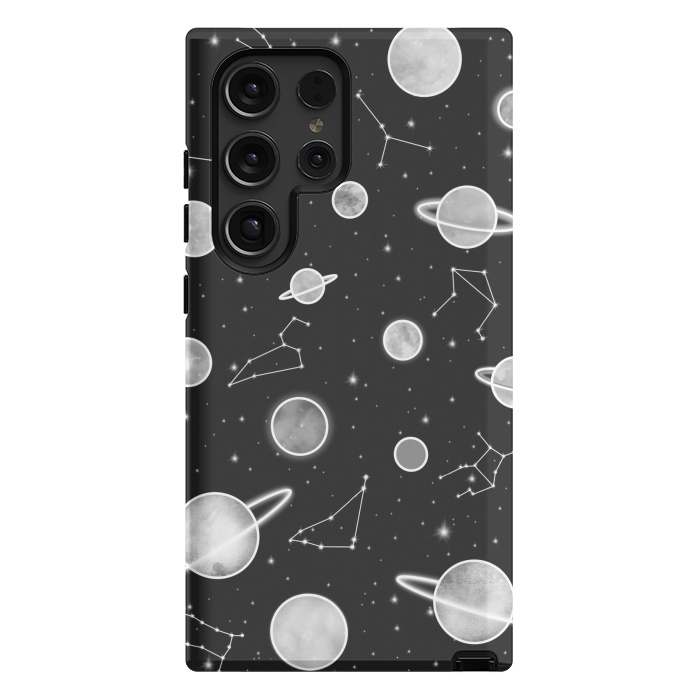 Galaxy S24 Ultra StrongFit Aesthetic black&white space by Jms