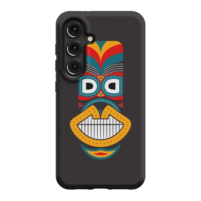 Galaxy S24 StrongFit Colorful Tikki by TMSarts