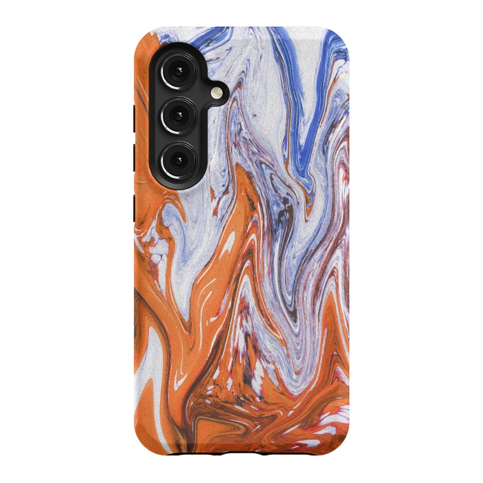 Galaxy S24 StrongFit Abstract Marble-III by Creativeaxle