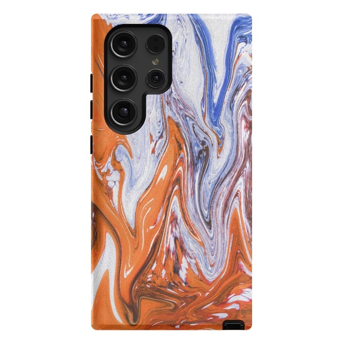 Galaxy S24 Ultra StrongFit Abstract Marble-III by Creativeaxle
