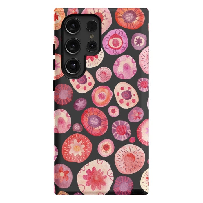 Galaxy S24 Ultra StrongFit All the Flowers Dark by Nic Squirrell