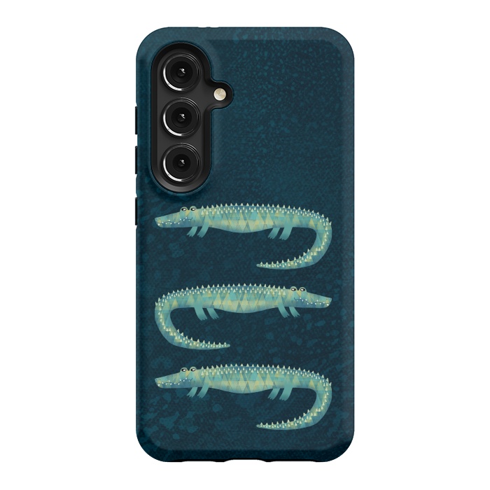 Galaxy S24 StrongFit Alligator - or maybe Crocodile by Nic Squirrell