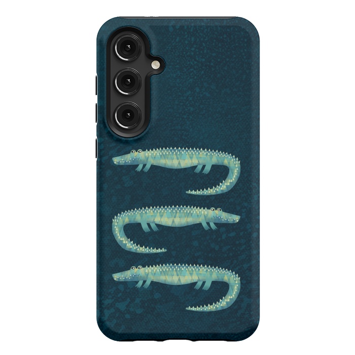 Galaxy S24 Plus StrongFit Alligator - or maybe Crocodile by Nic Squirrell