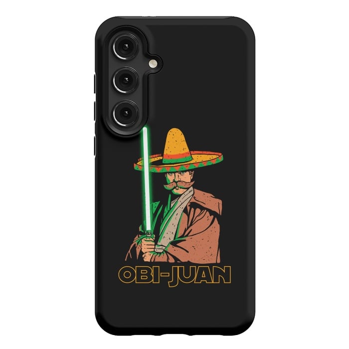 Galaxy S24 Plus StrongFit Obi Juan Funny Mexican Sombrero Cinco de Mayo by Vó Maria