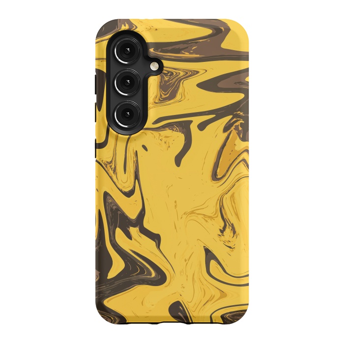 Galaxy S24 StrongFit Yellowest Abstract by Creativeaxle