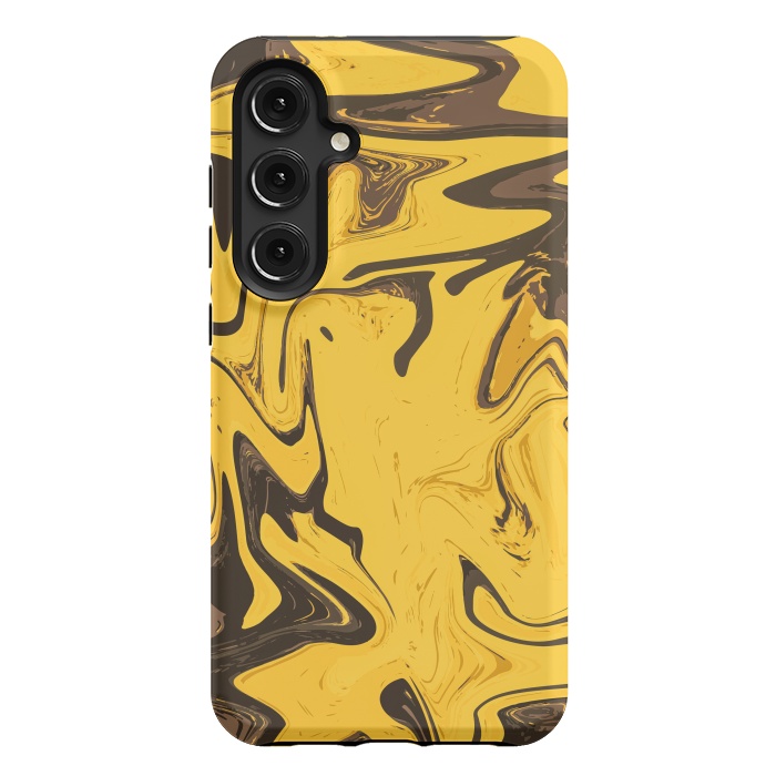 Galaxy S24 Plus StrongFit Yellowest Abstract by Creativeaxle