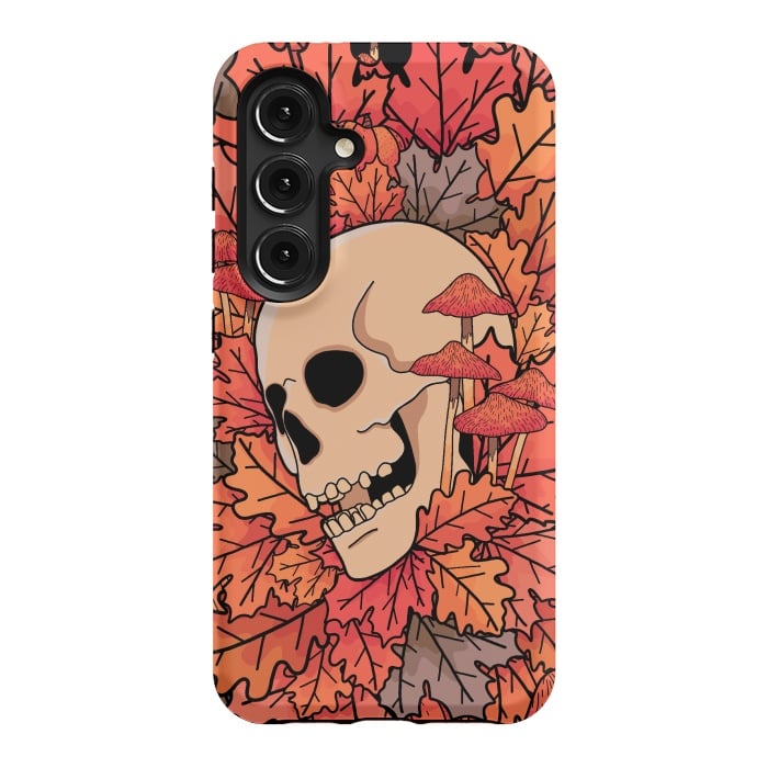 Galaxy S24 StrongFit The skull of autumn by Steve Wade (Swade)