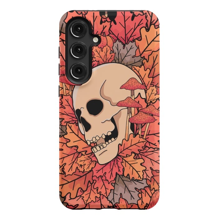 Galaxy S24 Plus StrongFit The skull of autumn by Steve Wade (Swade)