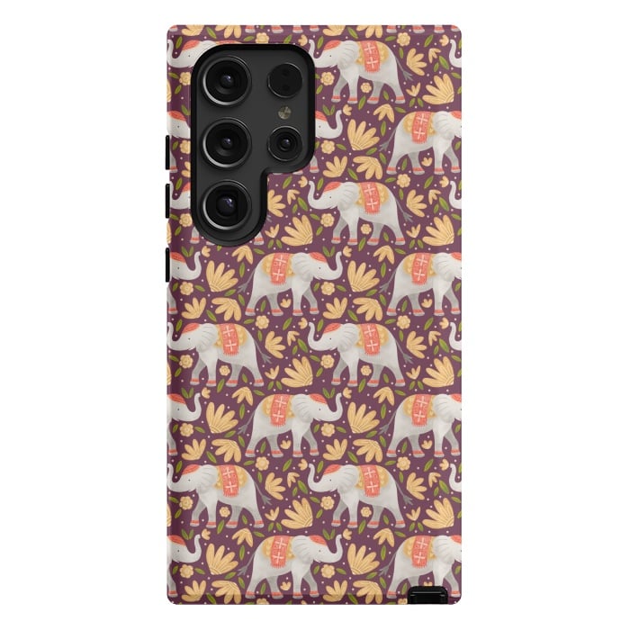 Galaxy S24 Ultra StrongFit Majestic Elephants by Noonday Design