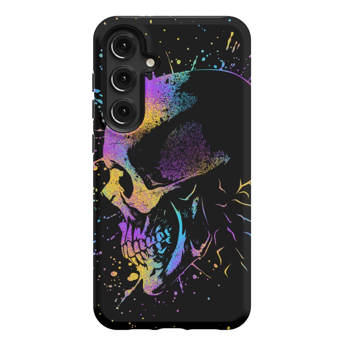 Galaxy S24 Plus StrongFit Skull Colorful Artistic by Alberto