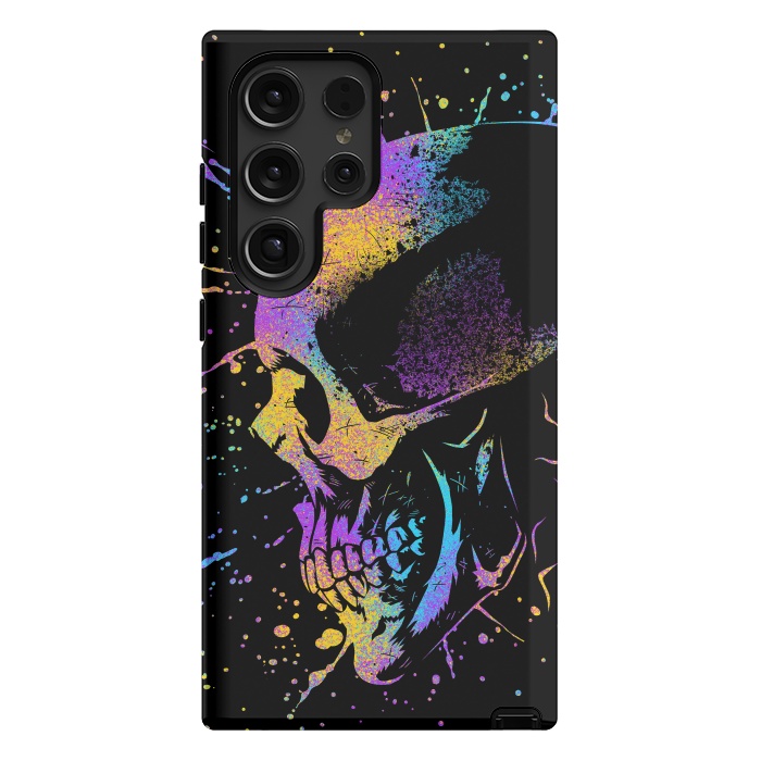 Galaxy S24 Ultra StrongFit Skull Colorful Artistic by Alberto