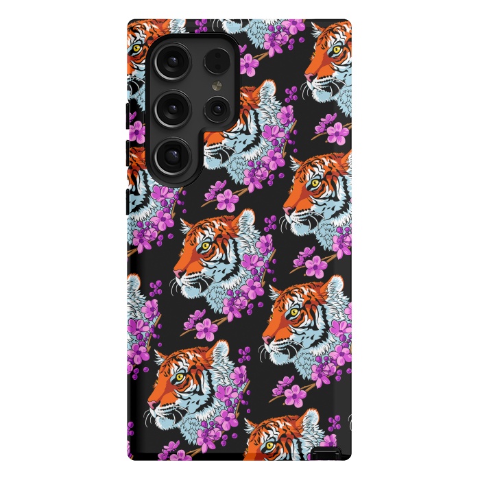Galaxy S24 Ultra StrongFit Tiger Cherry Tree by Alberto