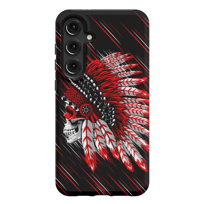 Galaxy S24 Plus StrongFit Indian Skull by Alberto