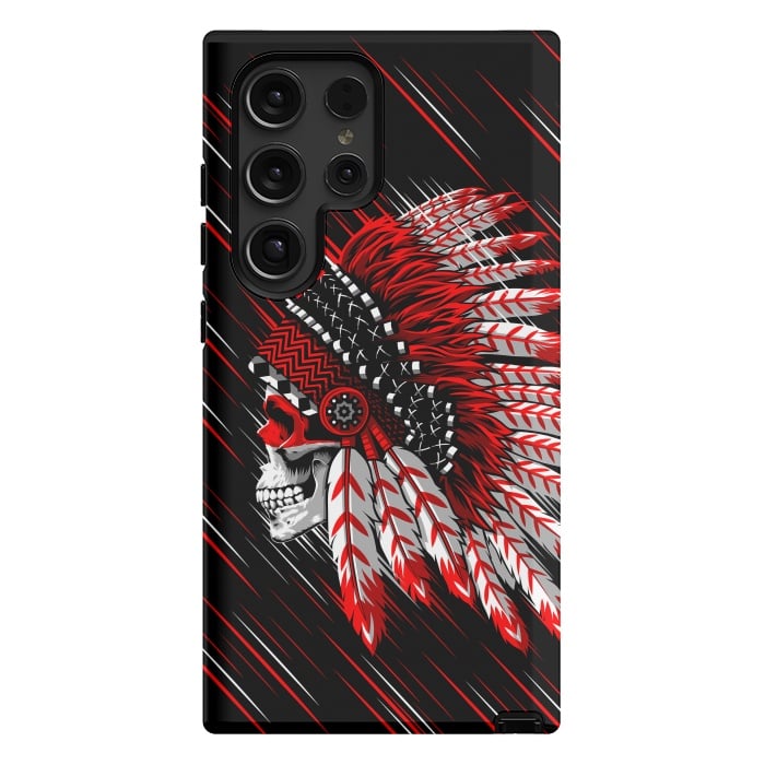 Galaxy S24 Ultra StrongFit Indian Skull by Alberto
