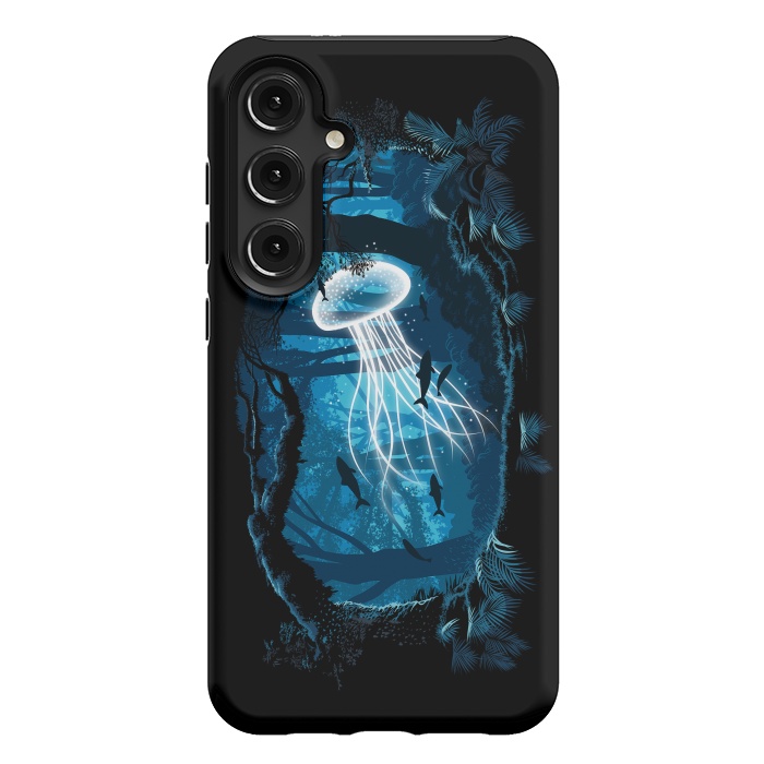 Galaxy S24 Plus StrongFit Jelly Fish Forest by Alberto