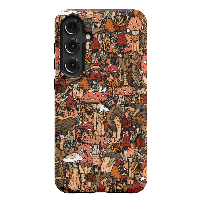 Galaxy S24 Plus StrongFit Autumnal Mushrooms by Steve Wade (Swade)