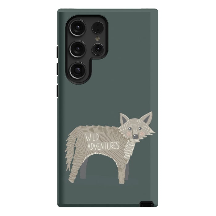 Galaxy S24 Ultra StrongFit Wild Adventures Wolf  by Edith May