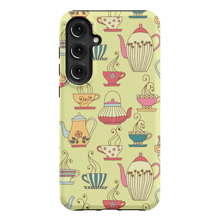 Galaxy S24 Plus StrongFit antique cups love by MALLIKA