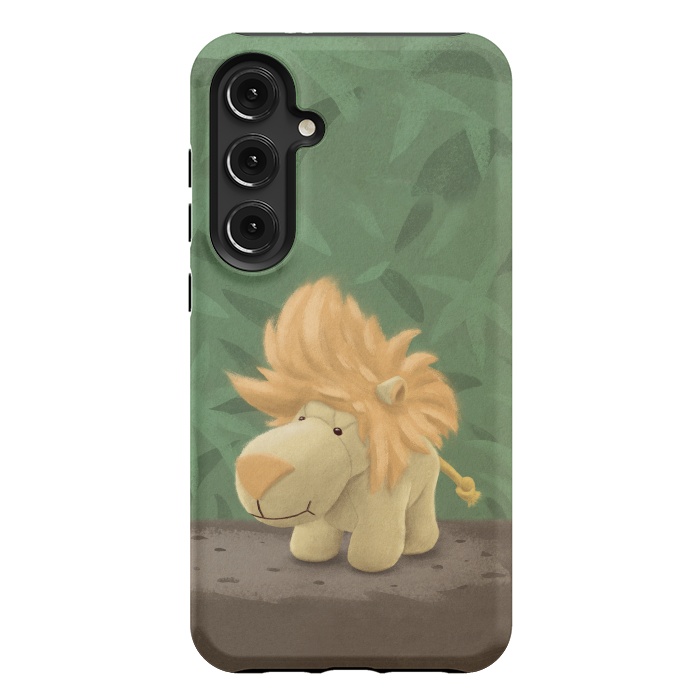 Galaxy S24 Plus StrongFit Cute lion by Laura Nagel