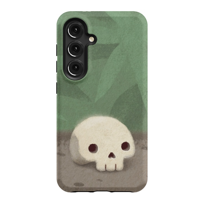 Galaxy S24 StrongFit Jungle skull by Laura Nagel