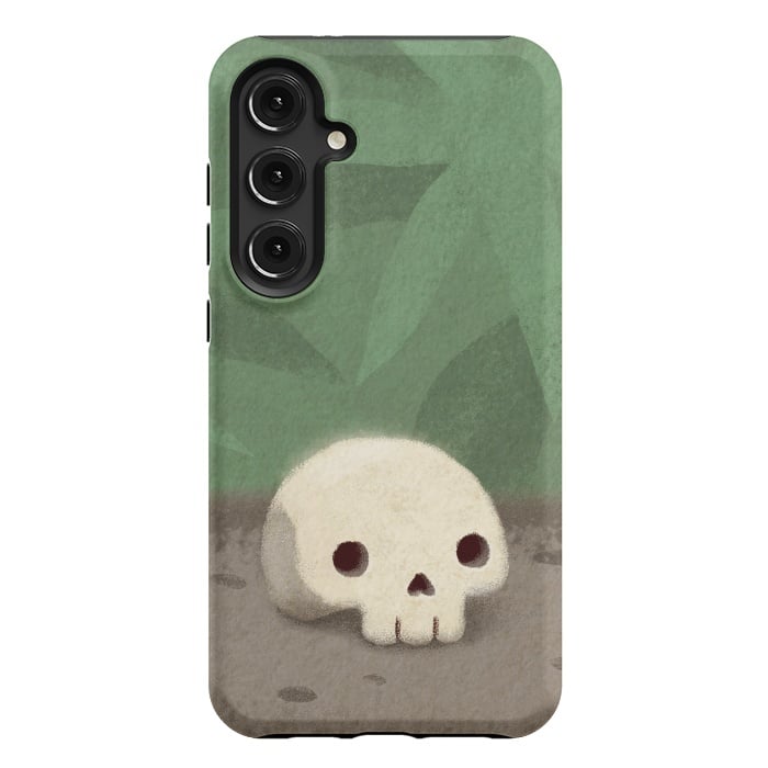 Galaxy S24 Plus StrongFit Jungle skull by Laura Nagel