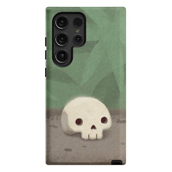 Galaxy S24 Ultra StrongFit Jungle skull by Laura Nagel