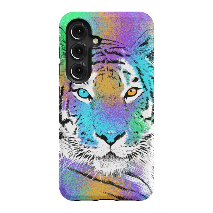 Galaxy S24 StrongFit Tiger Colorful by Alberto
