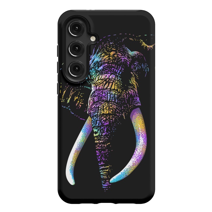 Galaxy S24 Plus StrongFit Colorful Elephant by Alberto