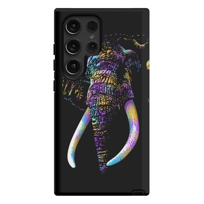 Galaxy S24 Ultra StrongFit Colorful Elephant by Alberto