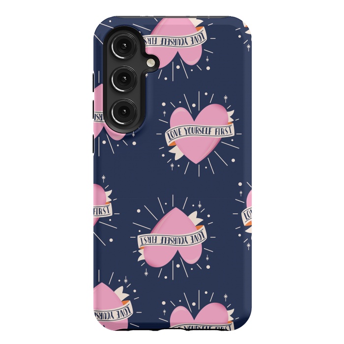 Galaxy S24 Plus StrongFit Valentine pattern 14 by Jelena Obradovic