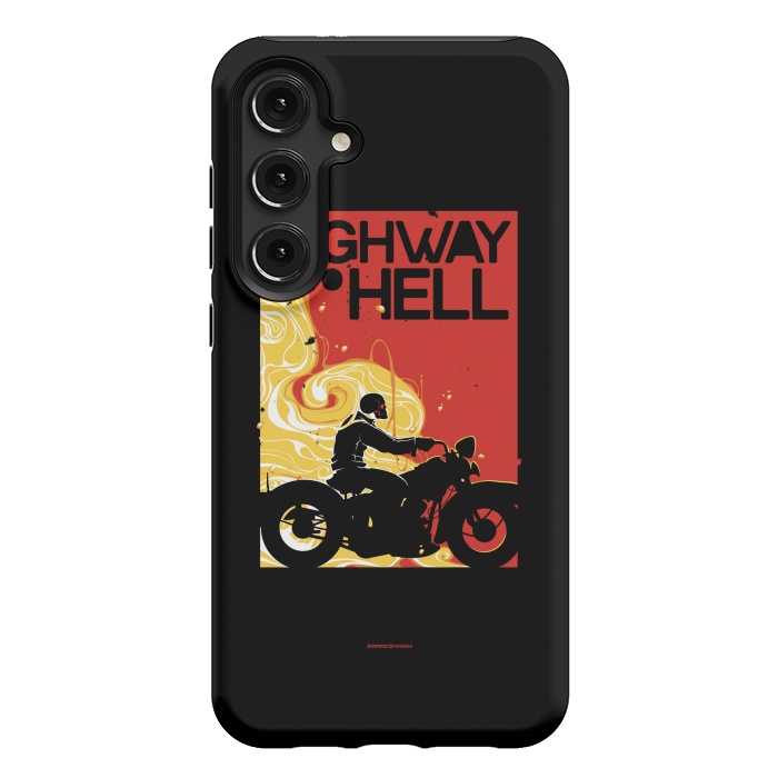 Galaxy S24 Plus StrongFit Highway to Hell 1 by Draco