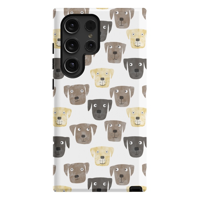 Galaxy S24 Ultra StrongFit Labrador Retriever Dogs by Nic Squirrell